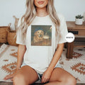 Funny Golden Retriever Drinking Beer Shirt, Dog Meme Graphic Tee, Silly Novelty