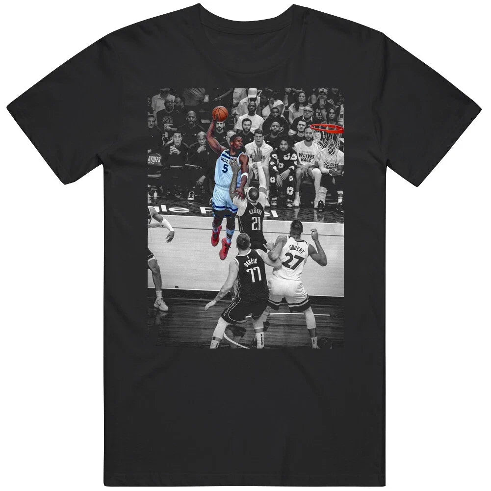 Anthony Edwards Dunk On Daniel Gafford Basketball Fan v2 T Shirt
