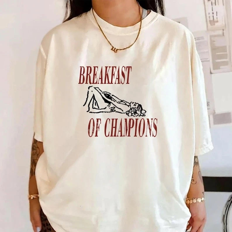 Sarcastic Breakfast Tee, Adult Humor Graphic, Trendy Unisex Shirt