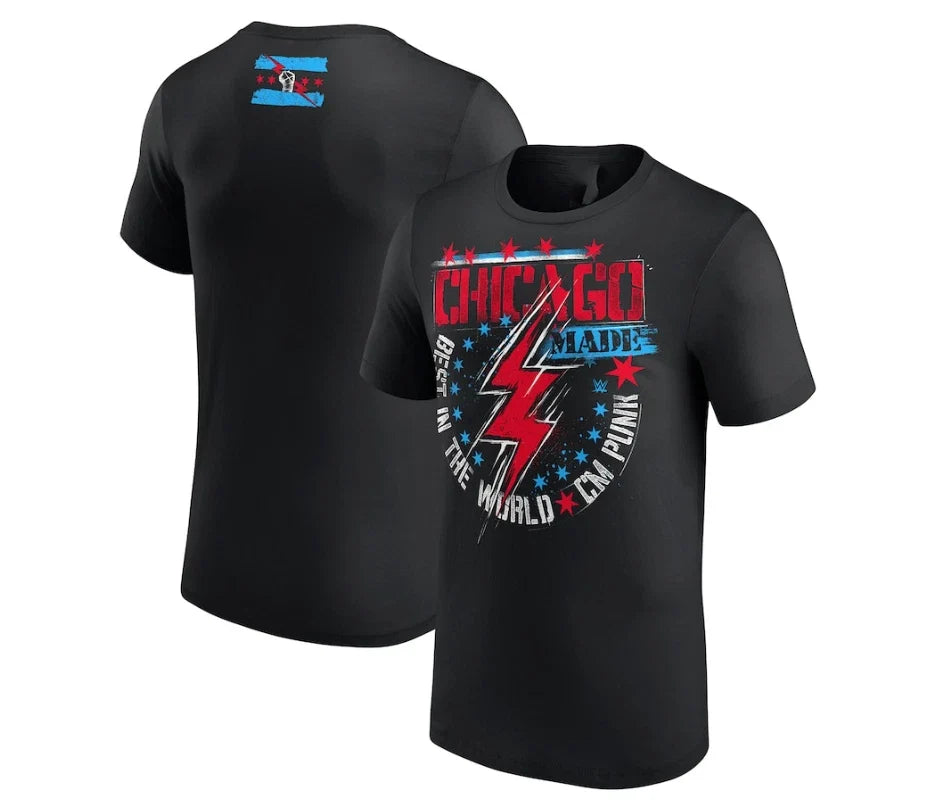 Black CM Punk Chicago Made T-Shirt