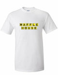 WAFFLE HOUSE Vintage logo Tee Shirt FUNNY Cool Food White Cotton T-shirt