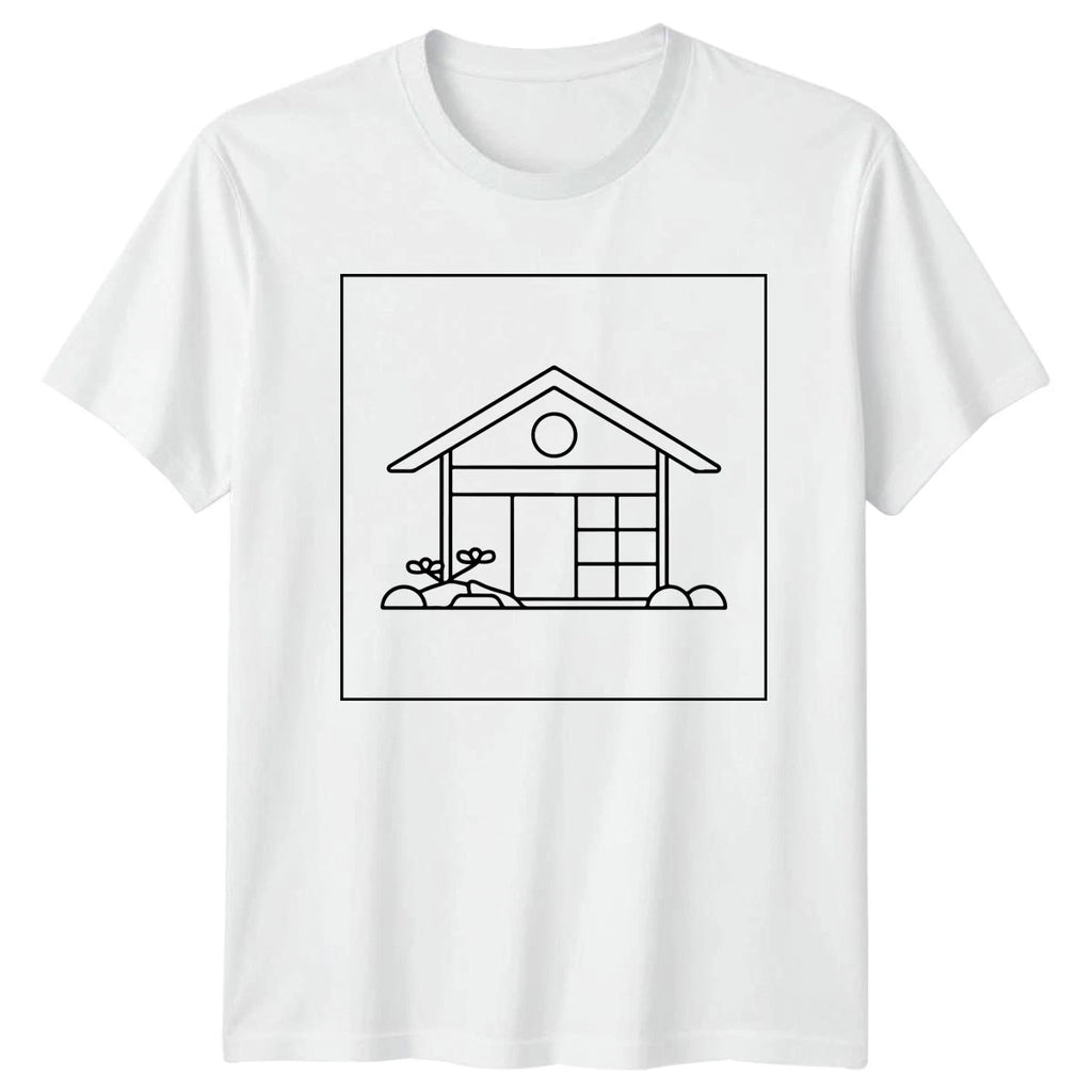 House Minimalist Architecture Mens T-Shirt Ladies Tee Unisex Graphic Top