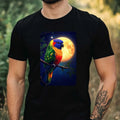 Mens Rainbow Lori Full Moon Print Cotton T-Shirt Size XS to 5XL