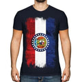 Missouri Zustand Grunge Flagge Herren T-Shirt Missourian Hemd Jersey Geschenk