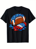 [Trendy Football T-Shirt] Breathable Comfortable Football Drip WR Lineman Ice Cr