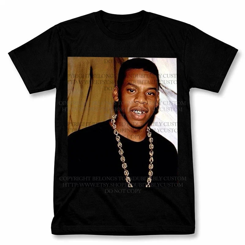Jay-Z 90s Rapper Graphic T Shirt Vintage Rap Fan Tee