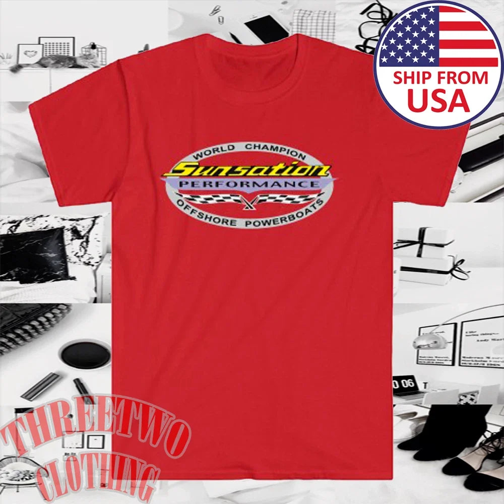 Sunsation Performance Powerboats Men's Red Size S to 5XL