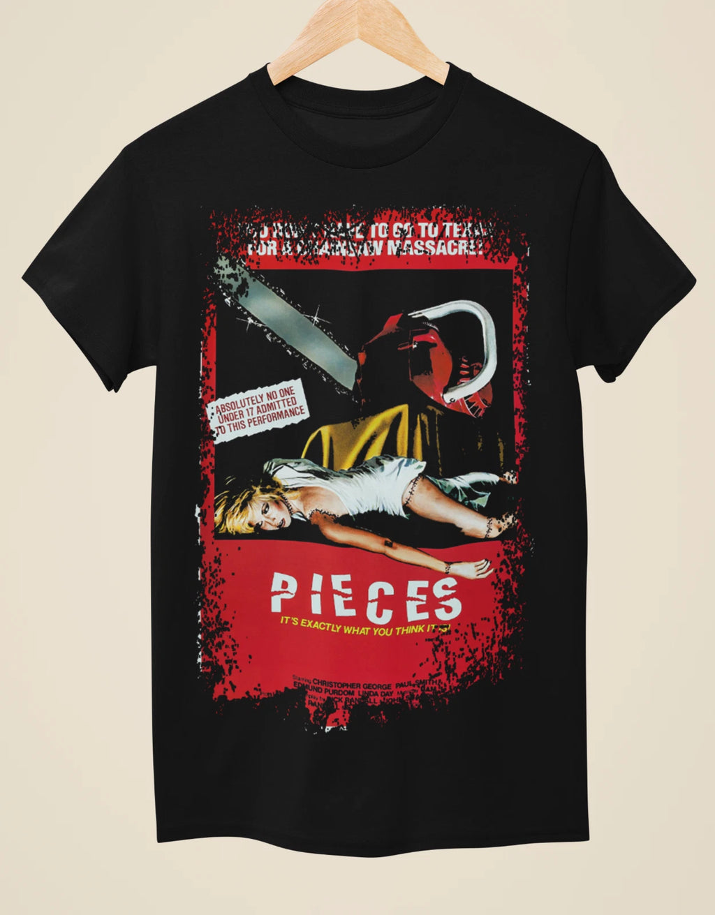 Pieces - Movie Poster Inspired Unisex Black T-Shirt