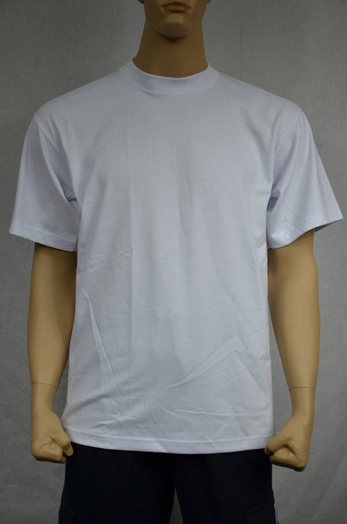 6 NEW SHAKA WEAR SUPER MAX HEAVY WEIGHT T-SHIRTS WARM WHITE TEE PLAIN SMALL