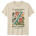 No Weapon Formed Against Me T-Shirt Isaiah 54:17 Christian Gift For Him And Her