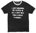 NEW Creepy Co. Weekly World News LOUSY RINGER Tee T-Shirt Alien Comedy S-3XL Sz