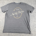 Lawless Brewing Company Shirt Men Large Gray Crew Neck Short Sleeve Graphic Beer