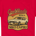 Cool Dads Drive a MK2 Capri Ford T-Shirt inspired design for the Ford Mk2 Capri
