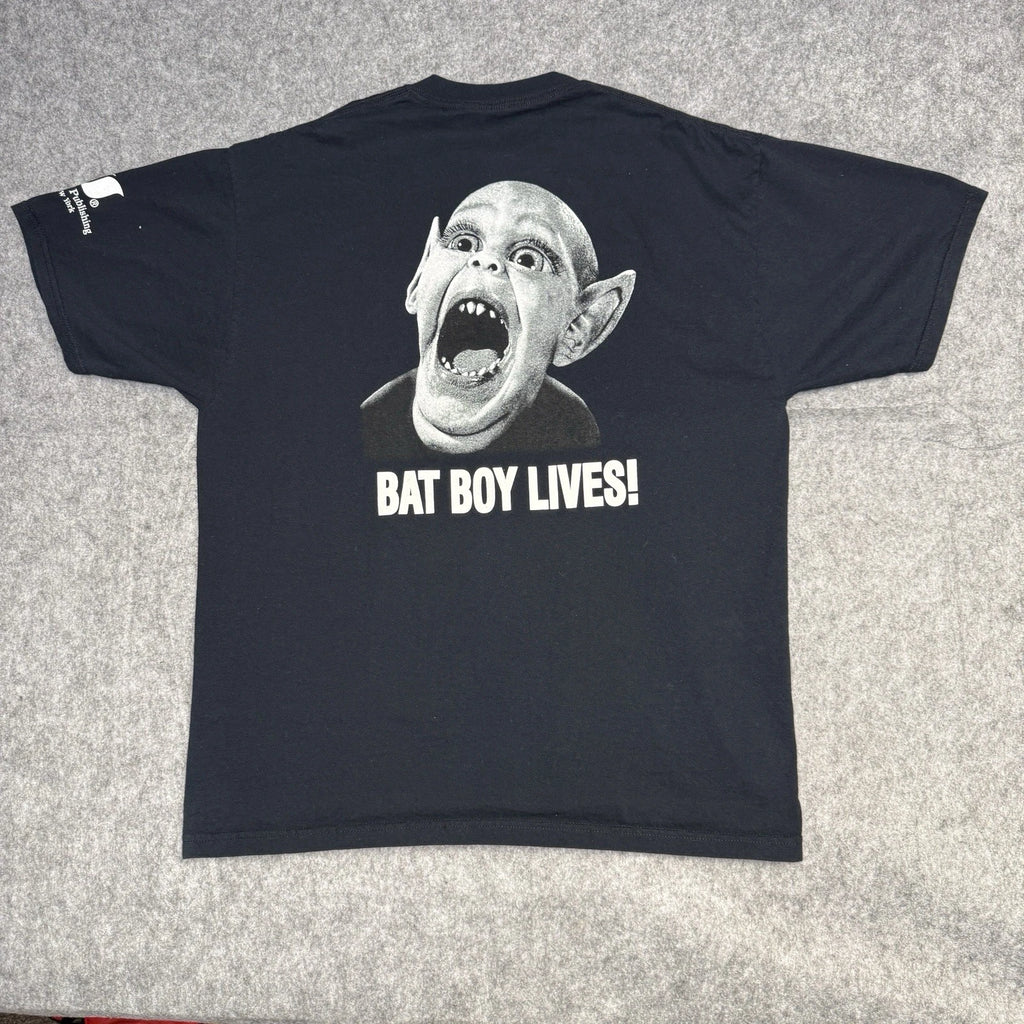 Vintage 2000s bat boy lives! David Perel Satire Book T shirt