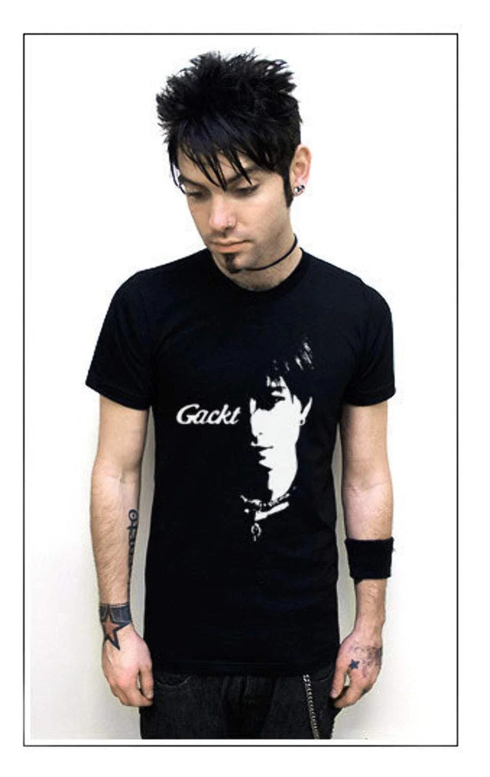 Gackt Face Malice Mizer J-Rock Japanese Band T-Shirt