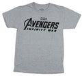 Avengers Adult New T-Shirt- Infinity War Simple Word Logo