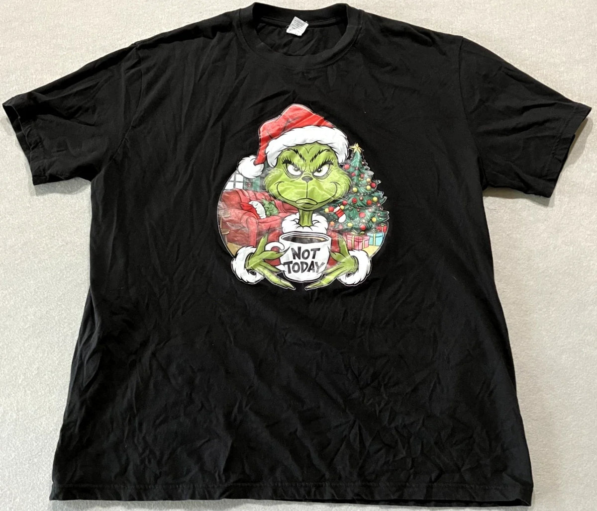 NOT TODAY, The Grinch Christmas Funny, Coffee Lovers Unisex Classic Tee #2382