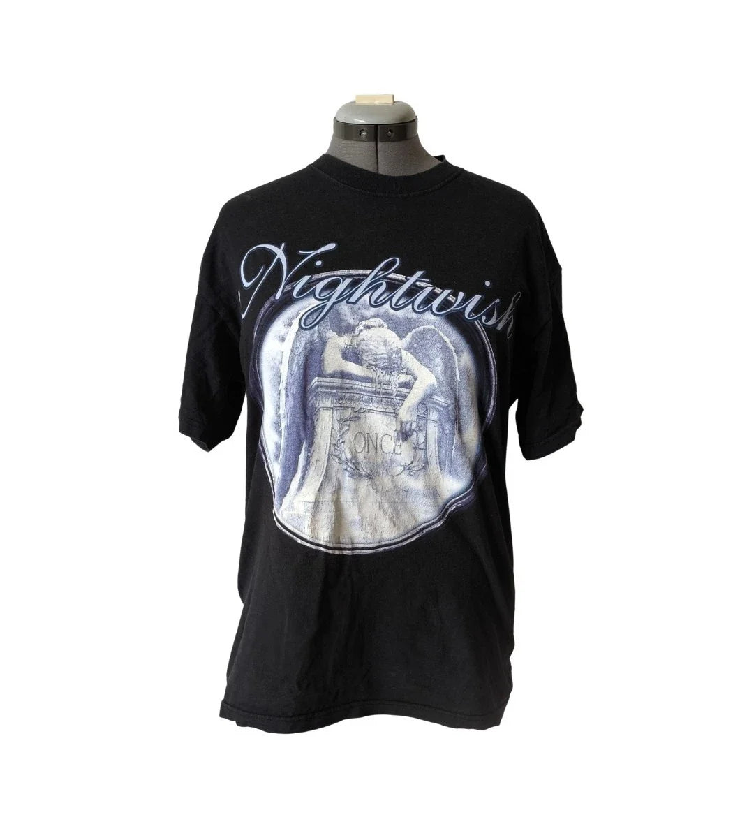 vintage nightwish beauty comes with dark thoughts t shirt large fotl