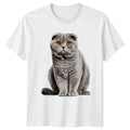 Cute Scottish Fold Cat Pet Lover T-Shirt Cats Pets Gift For Him And Her