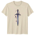 Mystical Skull Sword Magic Blade T-Shirt Gothic Skull Sword Fantasy Birthday