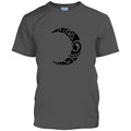 Mens Maori Moon Tribal Symbol T Shirt Tattoo Art