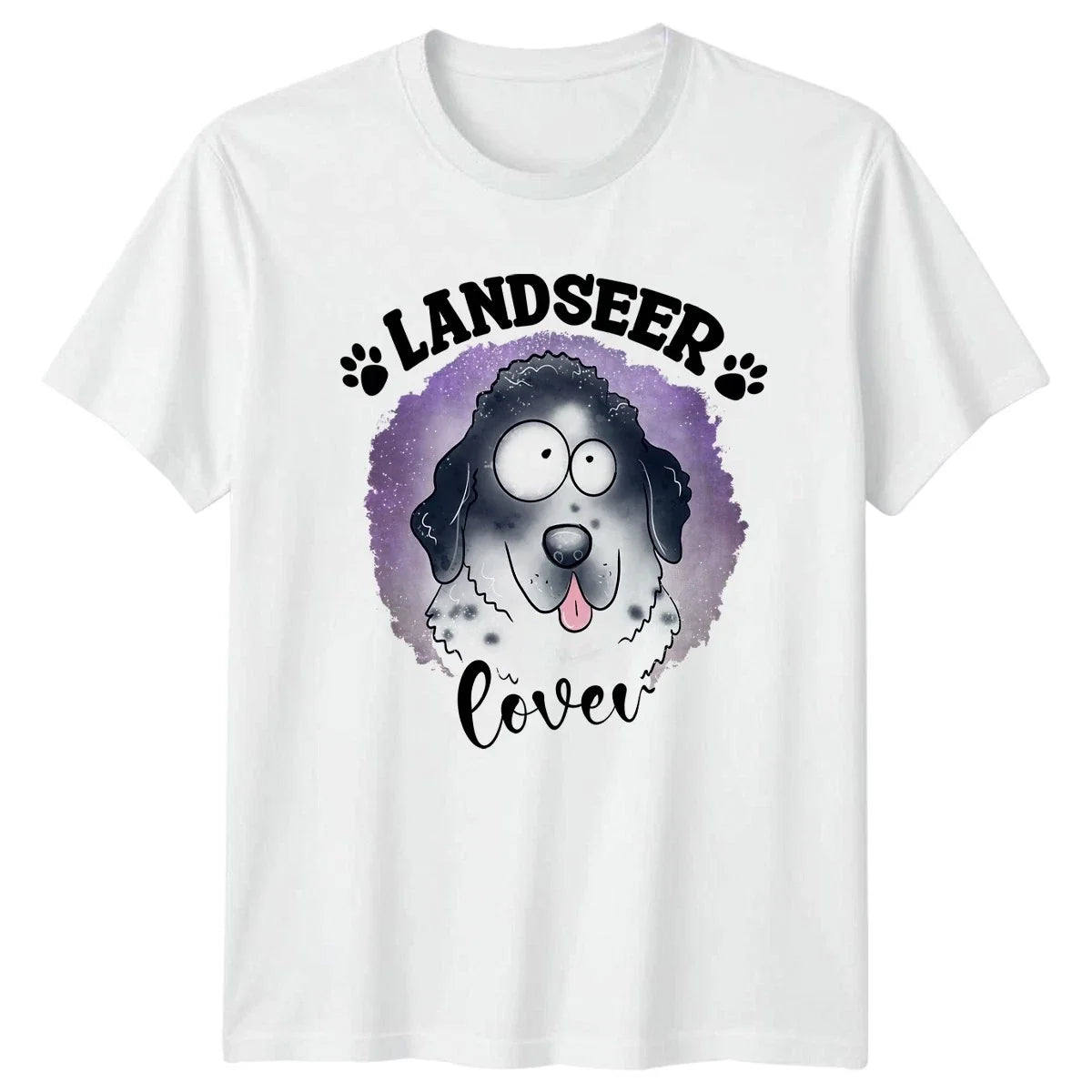 Landseer Lover T-Shirt Dog Breed Newfoundland Gift For Him And Her