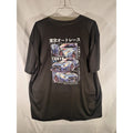 SHEIN Men's Tokyo Car Enthusiast Graphic T-Shirt Black XXL