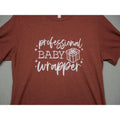 Bella+Canvas Rust Trendy Graphic Statement Casual TShirt Women Size Large