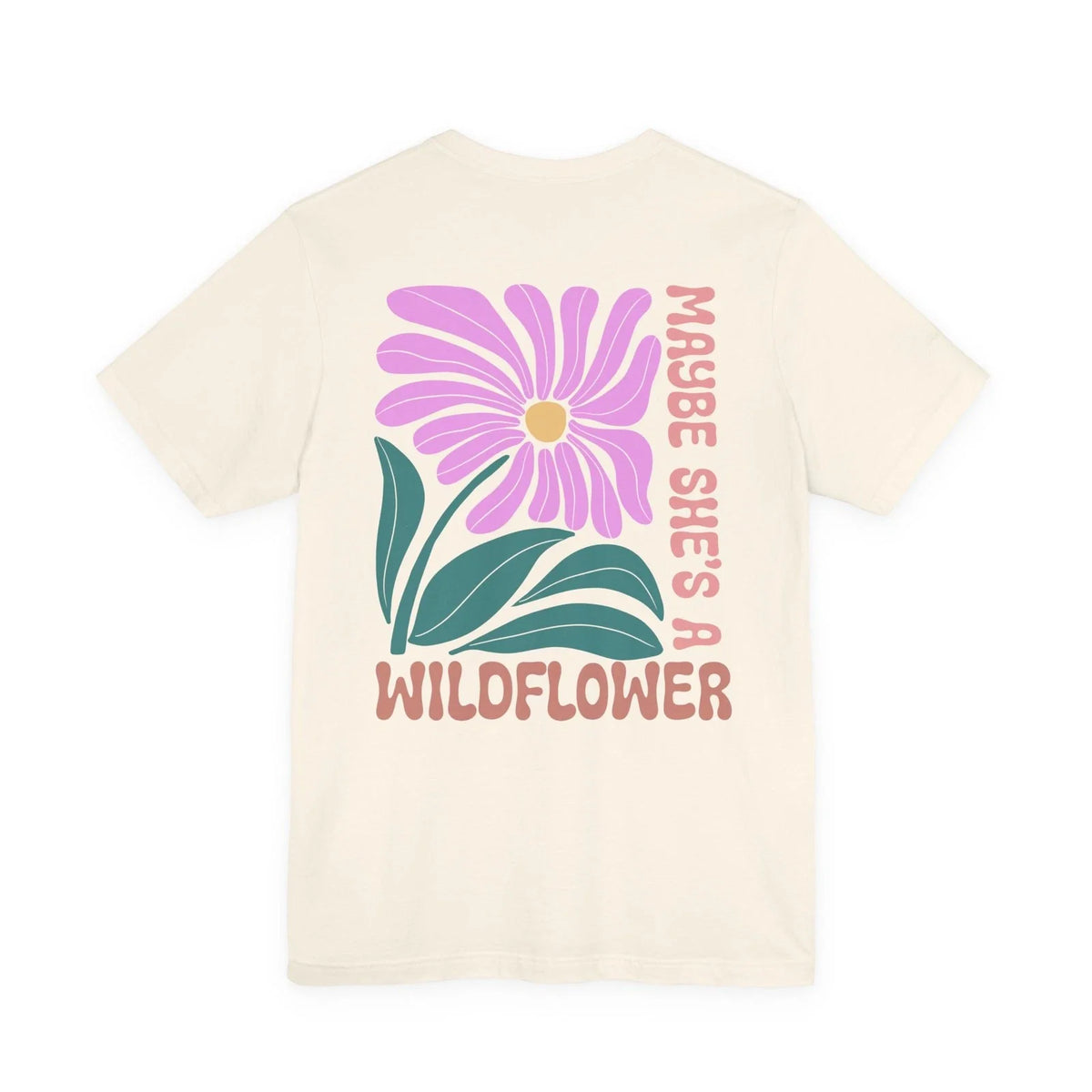 Vielleicht ist sie ein Wildblume T-Shirt – Boho Blumen Shirt für Freigeister