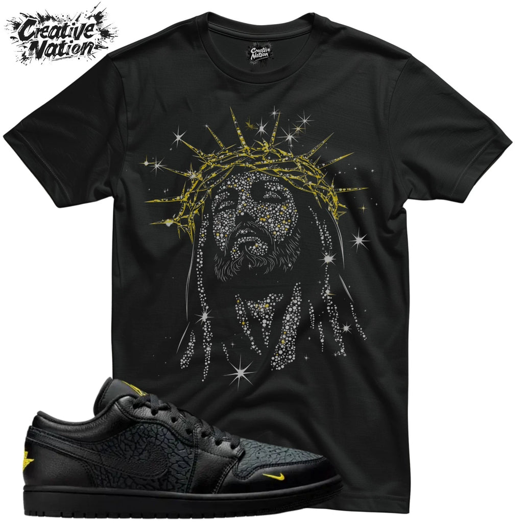Shirt To Match 1 Low Black Elephant Print Unisex Tee Sneaker Shirt Jesus Shirt