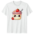 Sweet Strawberry Kawaii Dessert Cup T-Shirt Kawaii Cute Food Birthday Gift
