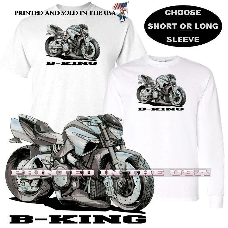 Suzuki B-King B King Model Motorcycle Koolart Cartoon Car Art T Shirt