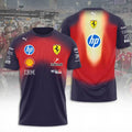 HOT!! Ferraris Scuderias Formulas 1 Teams Racing 2026 3D Apparel Unisex T-shirt