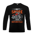 I Don't Snore I Dream I'm A Motorcycle Snore Men's Long Sleeve T-Shirt Top