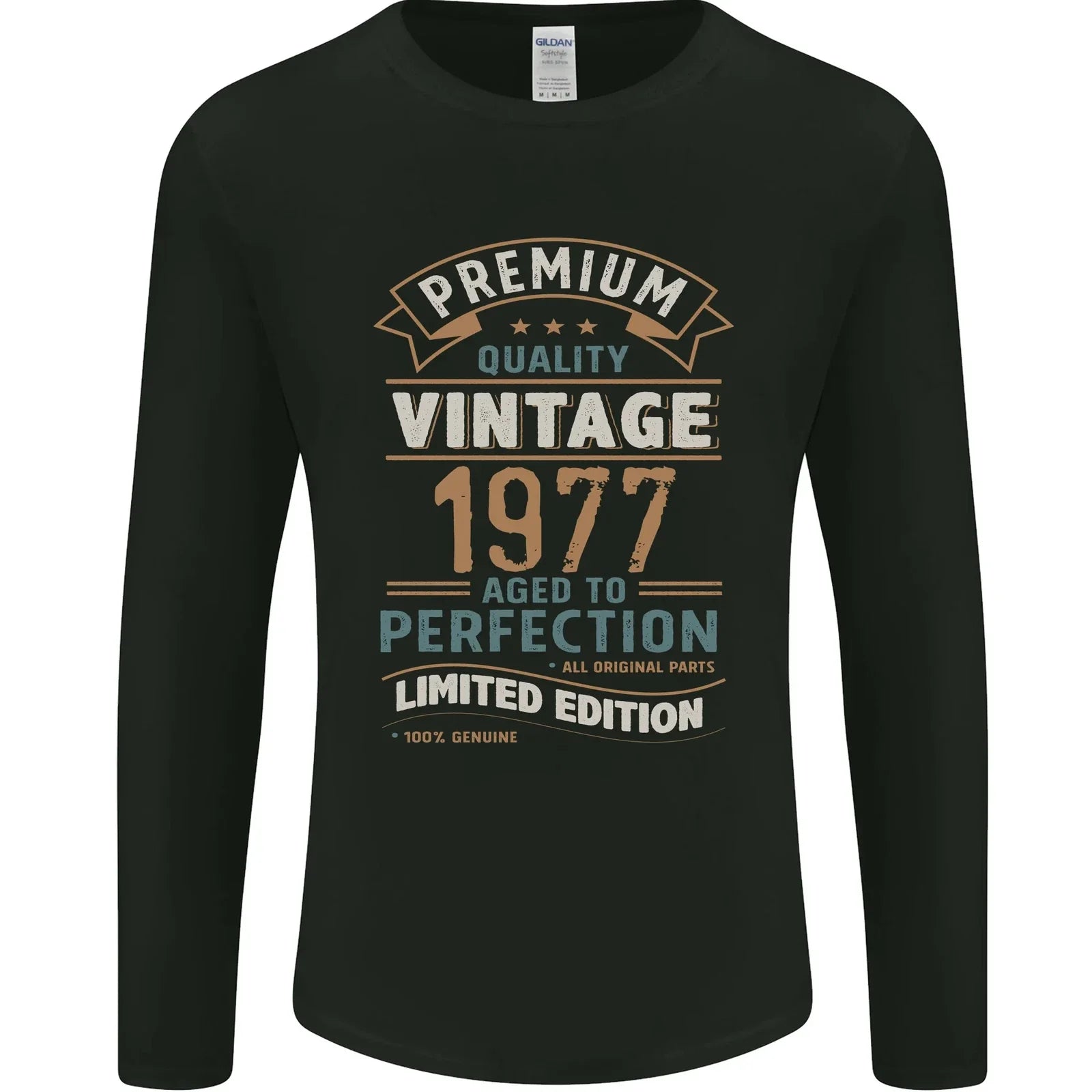 Premium Vintage 49th Birthday 1977 Mens Long Sleeve T-Shirt