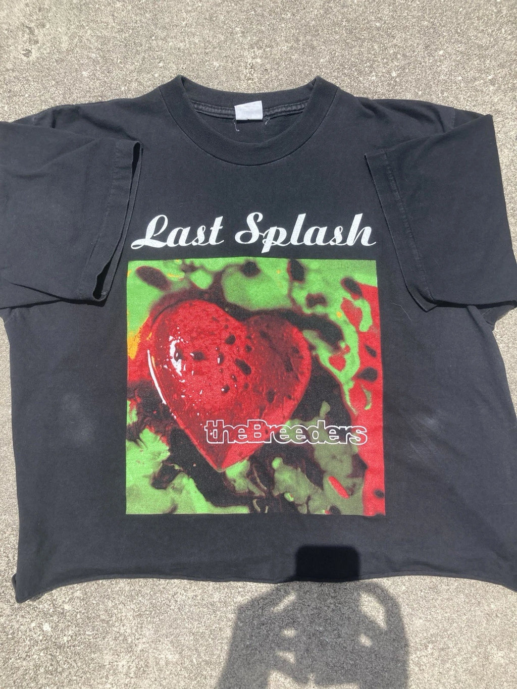 Vintage 1990s The Breeders Last Splash RARE Black Og Owner Xl EURO