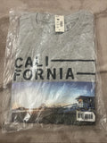 Aeropostale Shirt Small Adult Gray Casual California Santa Monica Beach Mens S