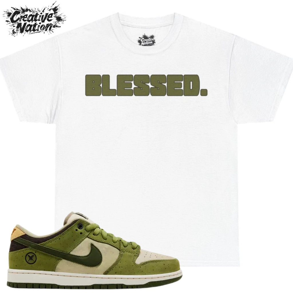 Shirt To Match SB Dunk Low Matcha Unisex Tee Blessed Shirt