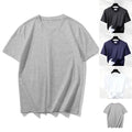 Men Oversized T-shirt For Beach Trips Breathable Fabric Blend Trendy Men Fashion