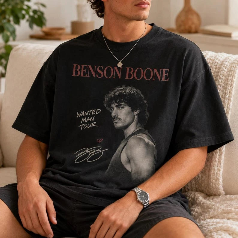 Benson Boone Wanted Man Graphic Comfort Colors Tee