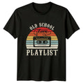 Old School Love Playlist T-Shirt Cassette Tape Music Gift For Him And Her