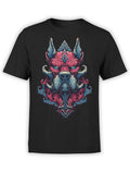 FANTUCCI Demon Doge T-Shirt | Dark Fantasy Dog Tee Gothic | Unisex