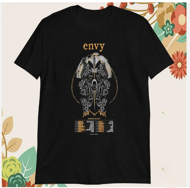 Envy European Tour 2025 T-shirts.