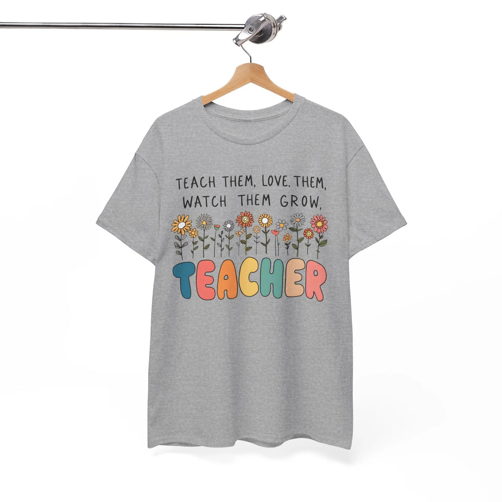 Teach with Heart T-Shirt | Trendy & Inspiring Teacher Wear