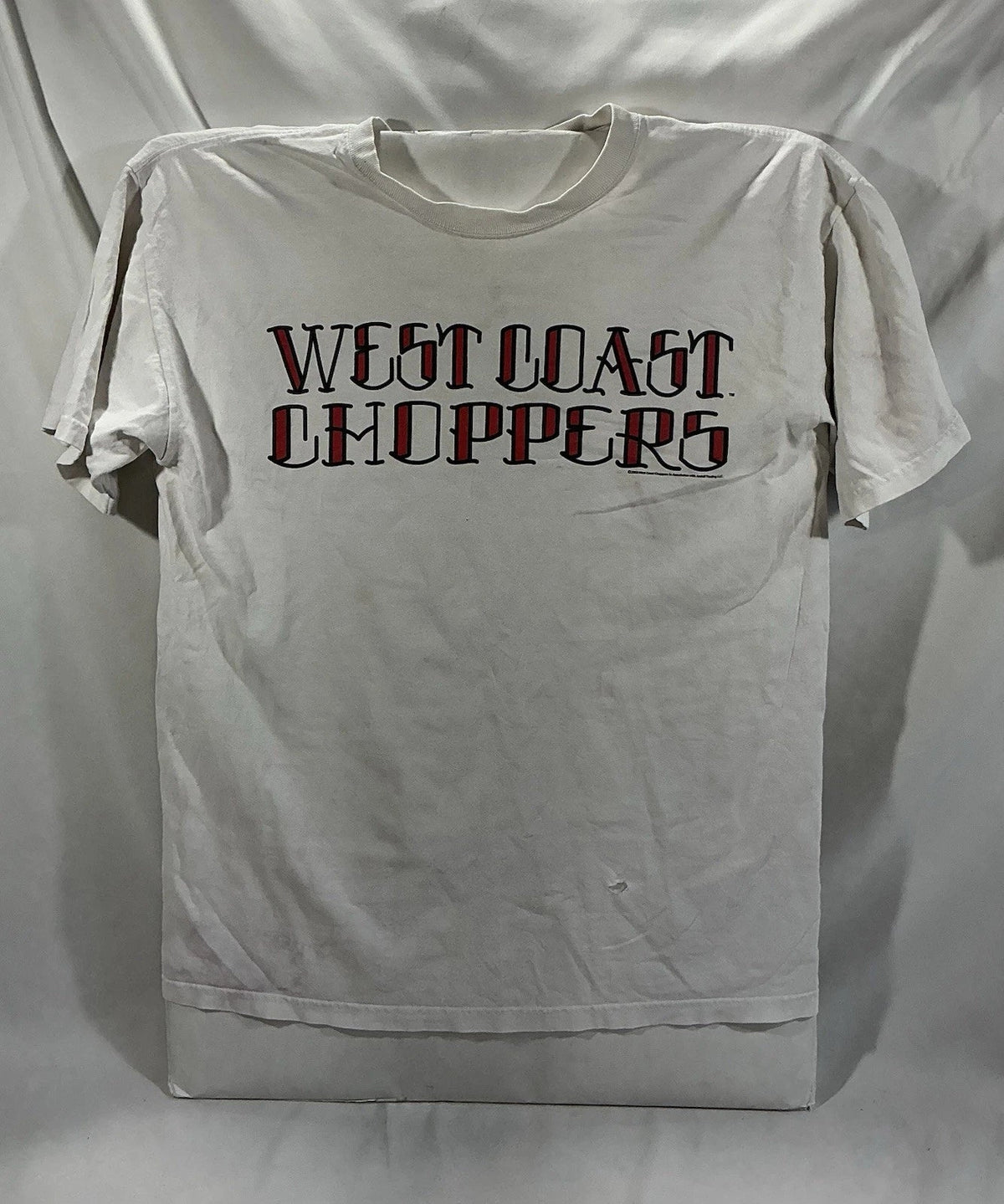 Vintage Y2K West Coast Choppers Long Beach CA Biker Graphic T Shirt Mens Large
