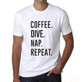 ULTRABASIC men's t-shirt coffee diving nap rehearsal coffee dive nap