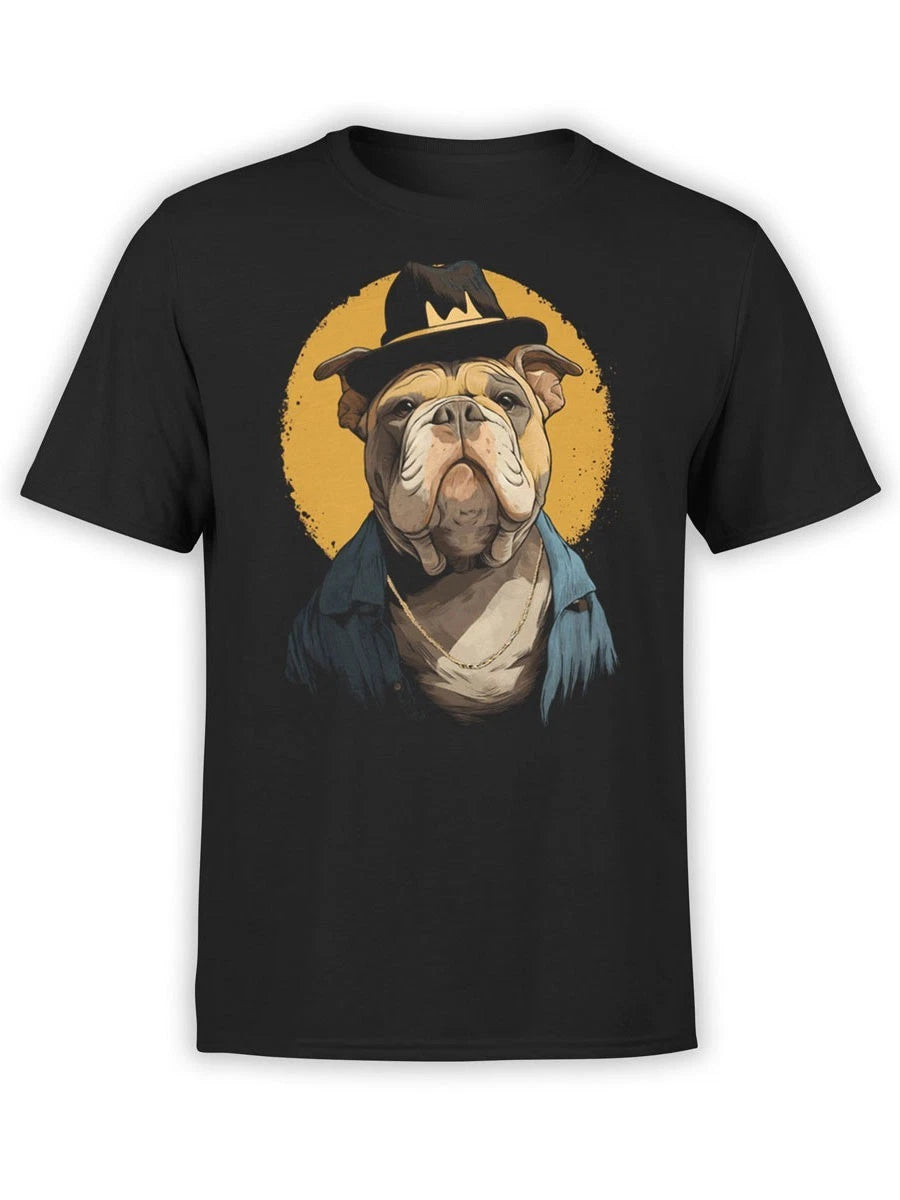 FANTUCCI Boss Bulldog T-Shirt | Cool Dog Graphic Tee | Unisex