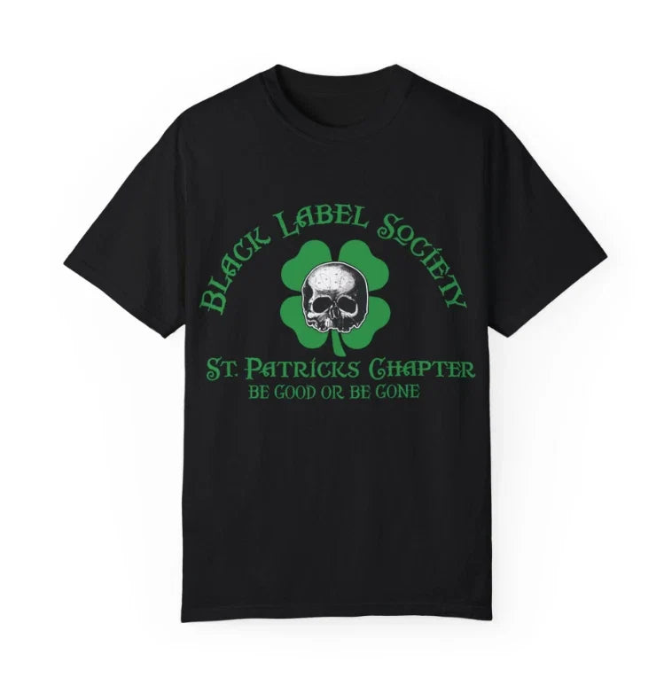 Black Label Society St. Patrick branch.Double Sided shirt