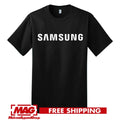 SAMSUNG BLACK T-SHIRT Tech Galaxy Cool Android Shirt Tee Electronics Tv Phone