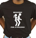 Unisex Slim Fit T-Shirt - Begging For A Pegging Original Summer Crewneck Slim